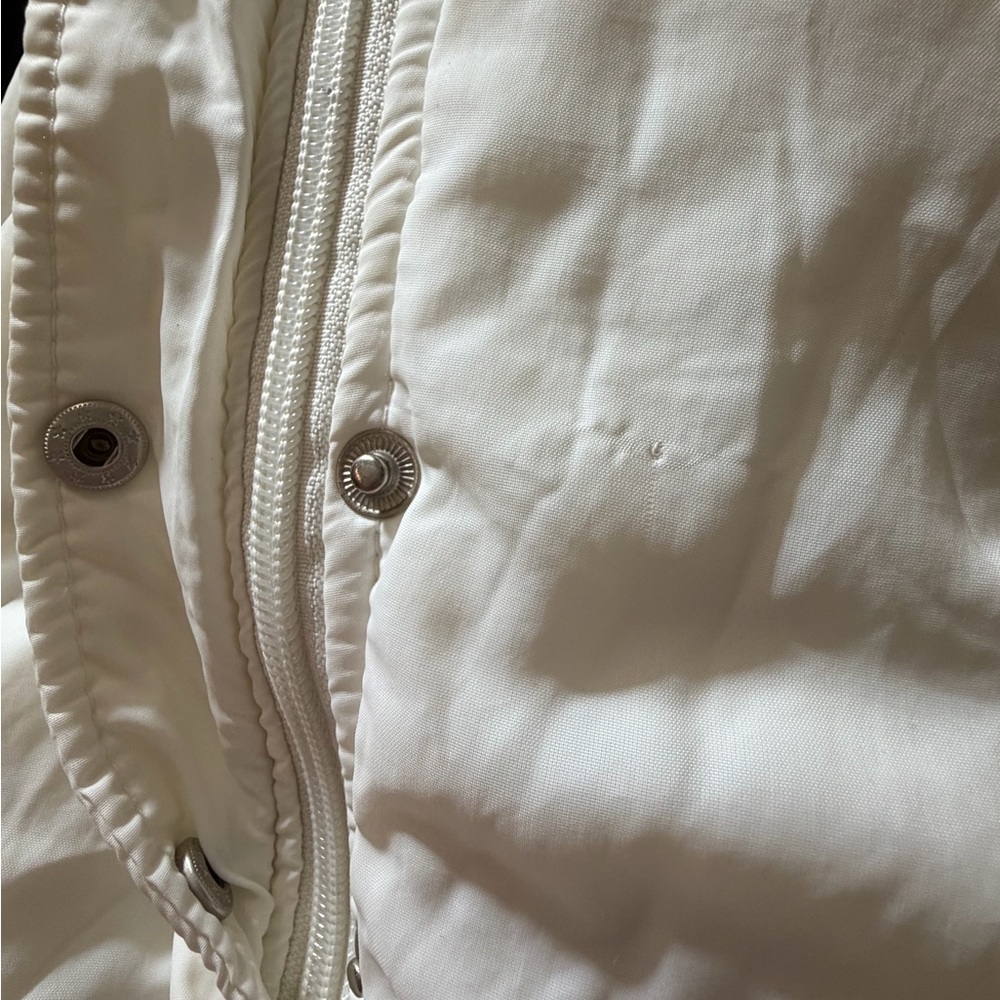 Girls Roxy Off-White Quilted Vest - Picture 8 of 10